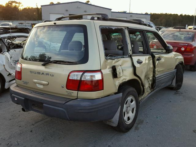 JF1SF63531H733847 - 2001 SUBARU FORESTER L GOLD photo 4