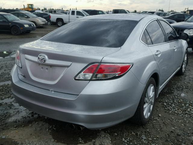 1YVHZ8DH8C5M27273 - 2012 MAZDA 6 I SILVER photo 4