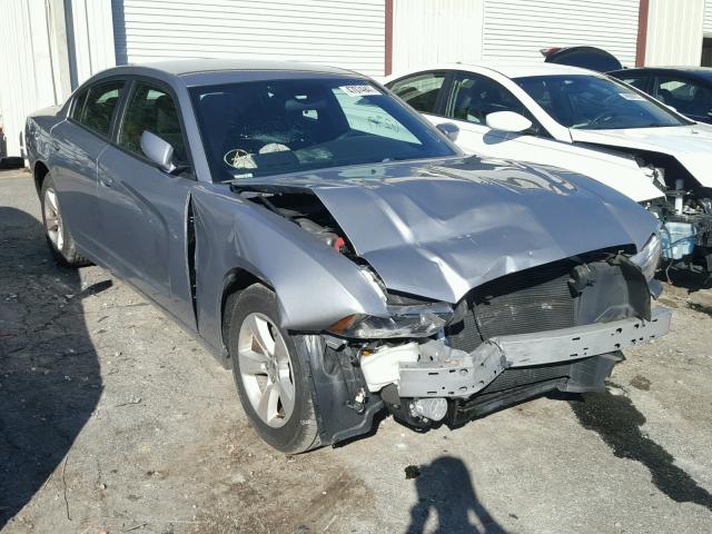 2C3CDXBG3EH172910 - 2014 DODGE CHARGER GRAY photo 1