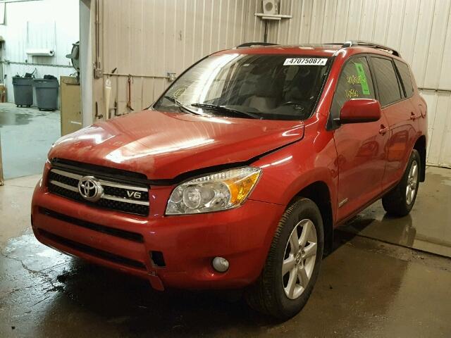 JTMBK31V386042119 - 2008 TOYOTA RAV4 LIMIT RED photo 2