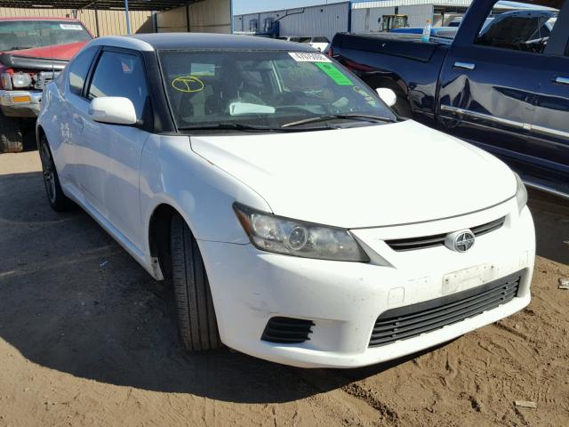 JTKJF5C78B3012626 - 2011 TOYOTA SCION TC WHITE photo 1