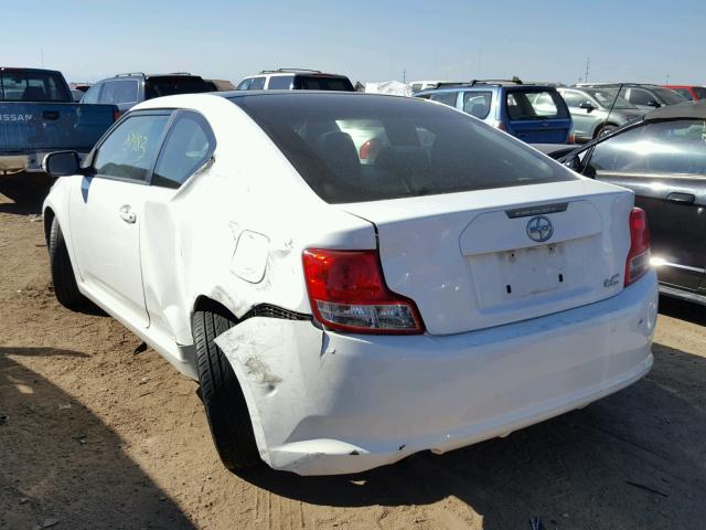 JTKJF5C78B3012626 - 2011 TOYOTA SCION TC WHITE photo 3