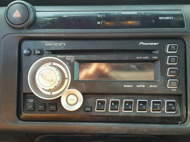 JTKJF5C78B3012626 - 2011 TOYOTA SCION TC WHITE photo 9