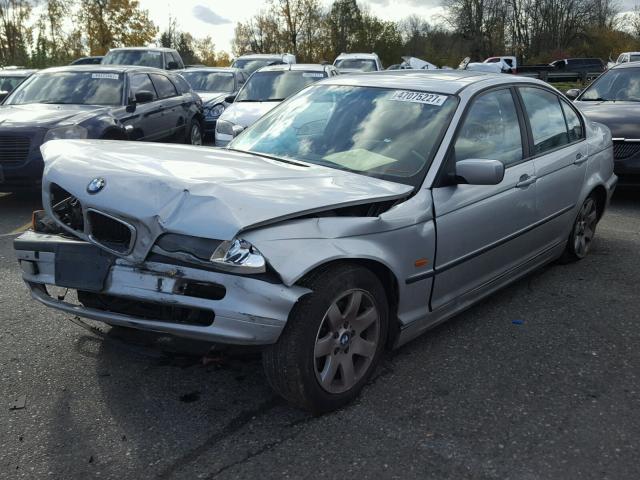 WBAAV33471FU89322 - 2001 BMW 325 I SILVER photo 2