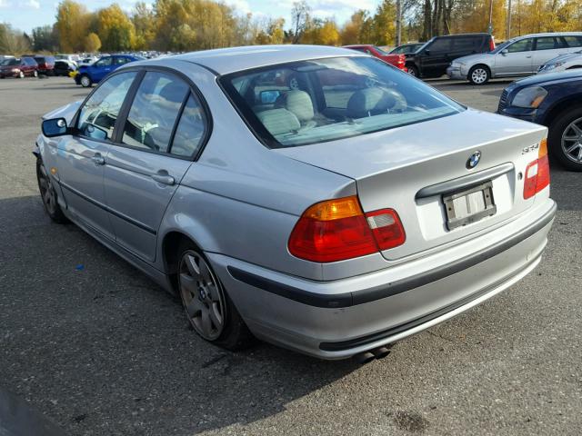 WBAAV33471FU89322 - 2001 BMW 325 I SILVER photo 3