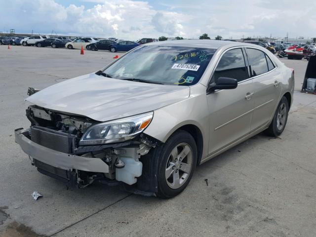 1G11B5SL7FF176657 - 2015 CHEVROLET MALIBU LS ოქროსფერი ფოტო 2