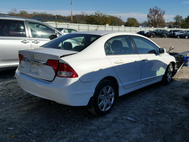 2HGFA1F54AH584434 - 2010 HONDA CIVIC WHITE photo 4