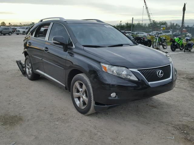 2T2BK1BA7CC148232 - 2012 LEXUS RX 350 BLACK photo 1