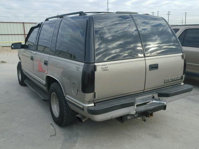 1GNEC13R4WJ330537 - 1998 CHEVROLET TAHOE C150 BROWN photo 3