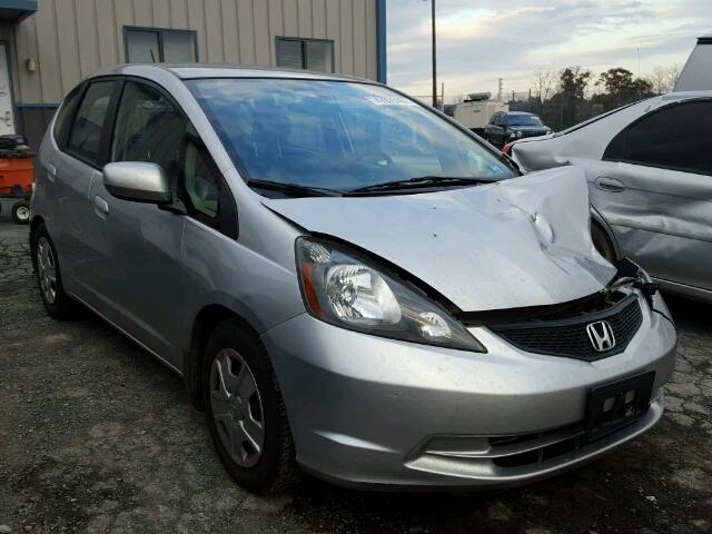 JHMGE8H3XDC080567 - 2013 HONDA FIT SILVER photo 1