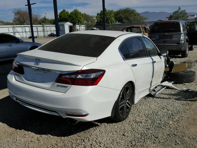 1HGCR2F57HA223273 - 2017 HONDA ACCORD SPO WHITE photo 4