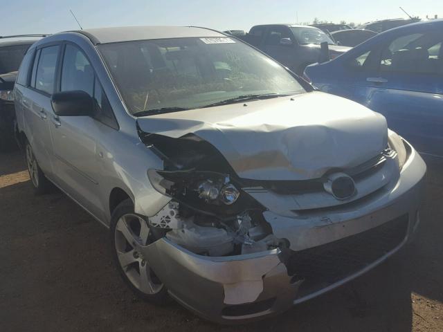 JM1CR29L670141435 - 2007 MAZDA 5 SILVER photo 1