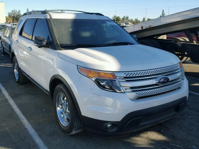 1FM5K7D83EGB10835 - 2014 FORD EXPLORER X WHITE photo 1