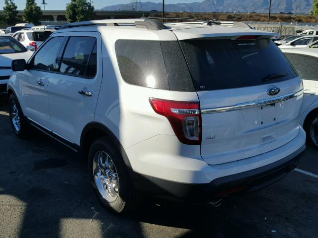 1FM5K7D83EGB10835 - 2014 FORD EXPLORER X WHITE photo 3