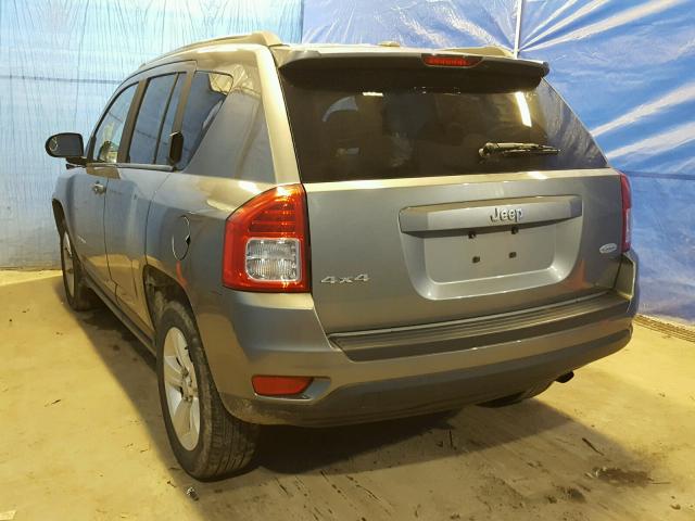 1C4NJDEB7DD263640 - 2013 JEEP COMPASS LA SILVER photo 3