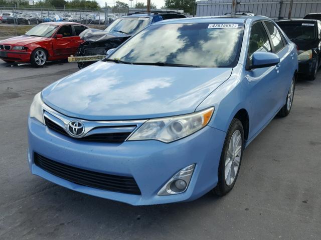 4T1BF1FK7CU552609 - 2012 TOYOTA CAMRY BASE BLUE photo 2