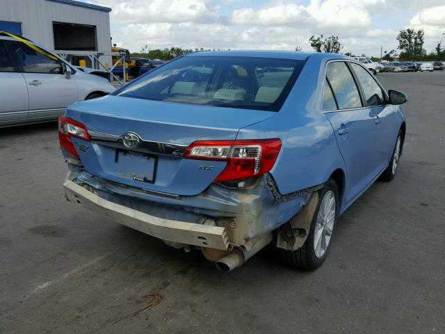 4T1BF1FK7CU552609 - 2012 TOYOTA CAMRY BASE BLUE photo 4