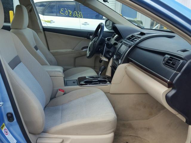 4T1BF1FK7CU552609 - 2012 TOYOTA CAMRY BASE BLUE photo 5