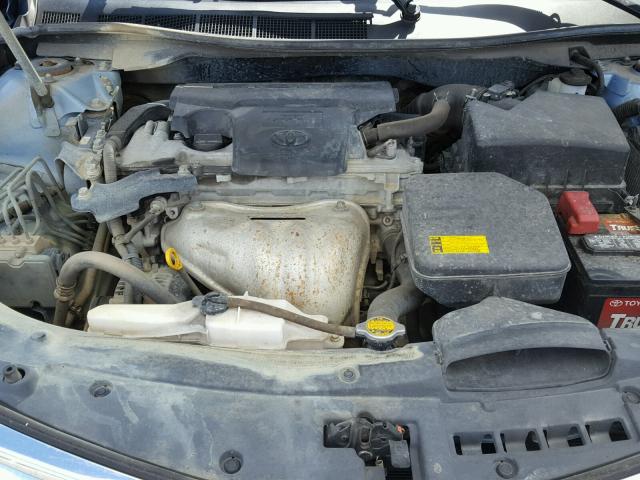 4T1BF1FK7CU552609 - 2012 TOYOTA CAMRY BASE BLUE photo 7