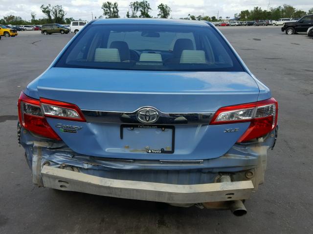 4T1BF1FK7CU552609 - 2012 TOYOTA CAMRY BASE BLUE photo 9