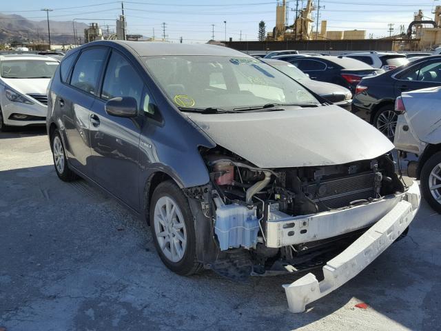 JTDZN3EU1C3178525 - 2012 TOYOTA PRIUS V GRAY photo 1