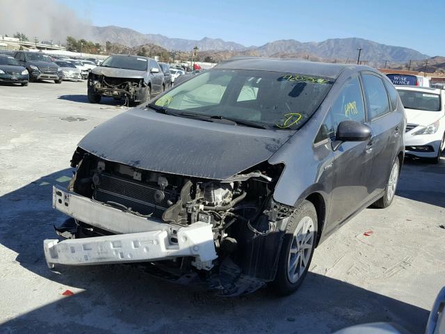 JTDZN3EU1C3178525 - 2012 TOYOTA PRIUS V GRAY photo 2