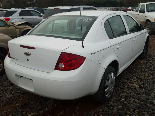 1G1AK55F477117339 - 2007 CHEVROLET COBALT LS WHITE photo 4