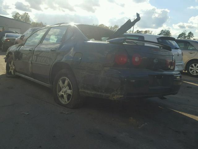 2G1WH52K049241625 - 2004 CHEVROLET IMPALA LS BLACK photo 3