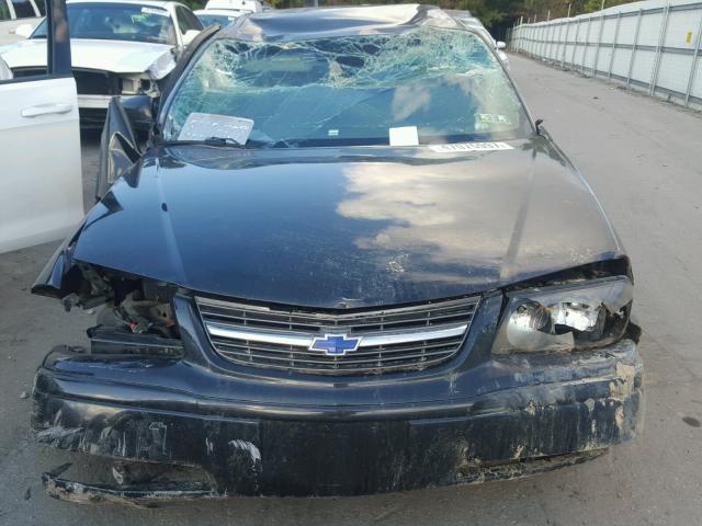 2G1WH52K049241625 - 2004 CHEVROLET IMPALA LS BLACK photo 9