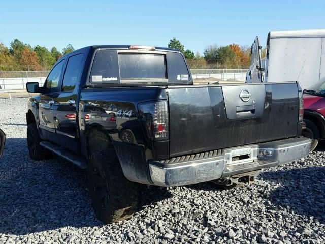 1N6BA07B55N537922 - 2005 NISSAN TITAN XE BLACK photo 3