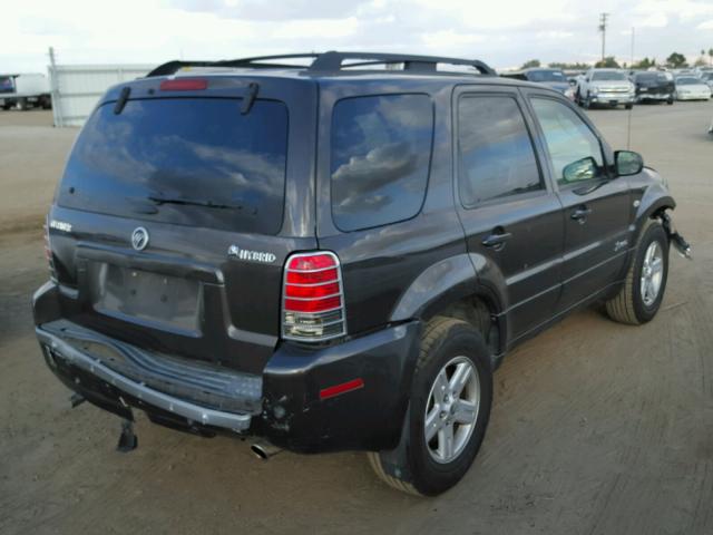 4M2CU39H87KJ12386 - 2007 MERCURY MARINER HE BROWN photo 4