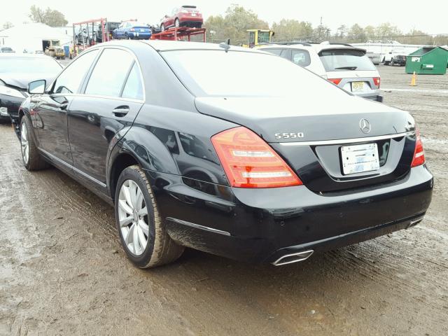 WDDNG8DB8DA526796 - 2013 MERCEDES-BENZ S 350 BLUE BLACK photo 3