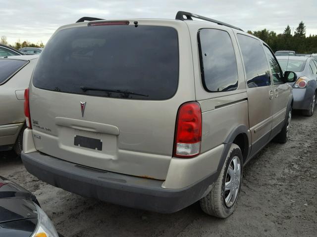 1GMDV03W58D192969 - 2008 PONTIAC MONTANA SV BEIGE photo 4