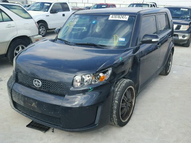 JTLKE50E791084817 - 2009 TOYOTA SCION XB BLACK photo 2