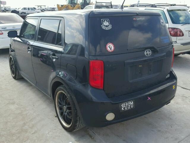 JTLKE50E791084817 - 2009 TOYOTA SCION XB BLACK photo 3