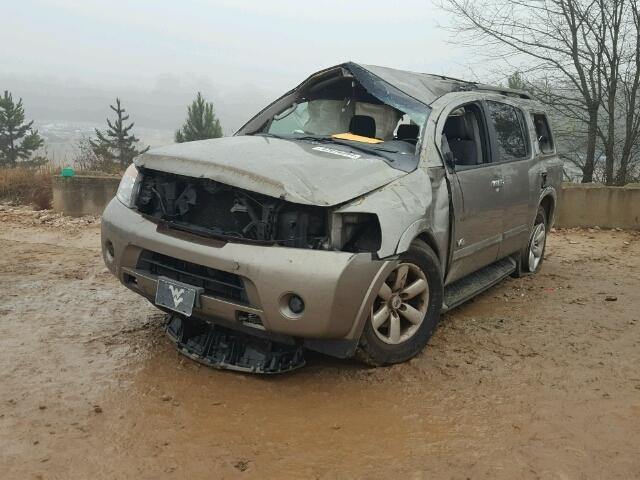 5N1BA08D38N609607 - 2008 NISSAN ARMADA SE SILVER photo 2