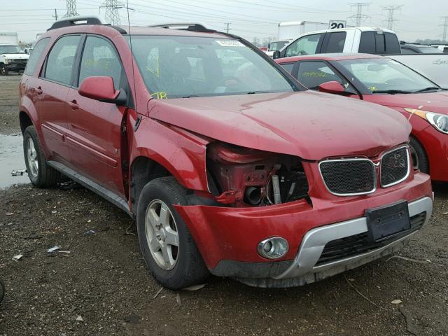 2CKDL63F266044828 - 2006 PONTIAC TORRENT RED photo 1