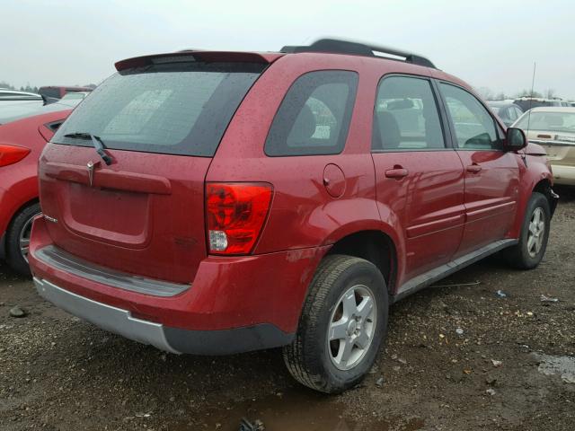 2CKDL63F266044828 - 2006 PONTIAC TORRENT RED photo 4