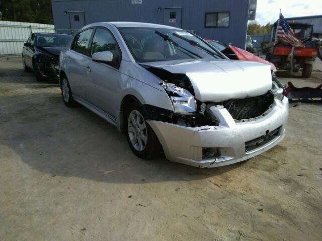 3N1AB6APXAL685869 - 2010 NISSAN SENTRA 2.0 SILVER photo 1