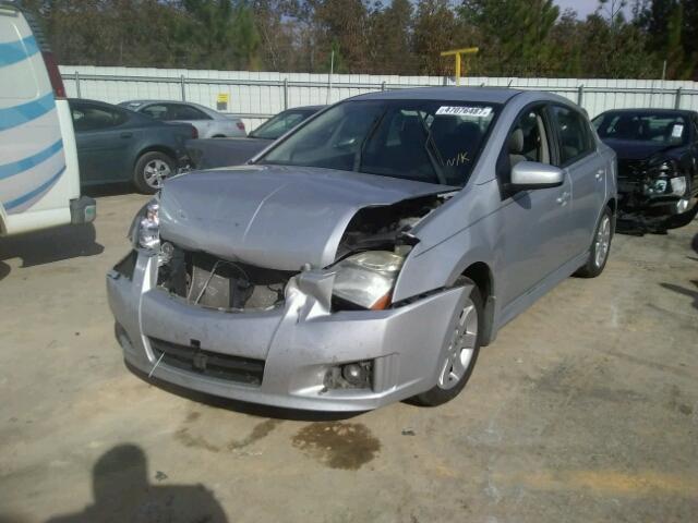 3N1AB6APXAL685869 - 2010 NISSAN SENTRA 2.0 SILVER photo 2