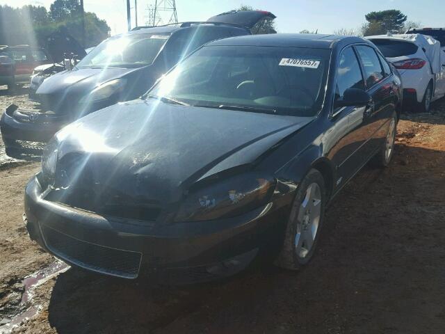 2G1WD58CX69273819 - 2006 CHEVROLET IMPALA SUP 黑色 照片 2