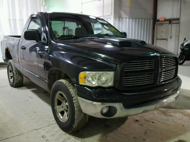 1D7HU16N83J670674 - 2003 DODGE RAM 1500 S BLACK photo 1