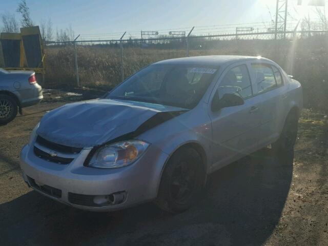 1G1AL55F777414022 - 2007 CHEVROLET COBALT LT SILVER photo 2