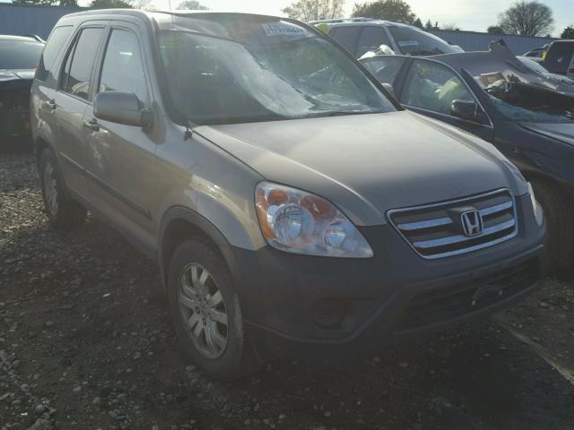 JHLRD78835C033629 - 2005 HONDA CR-V EX ოქროსფერი ფოტო 1