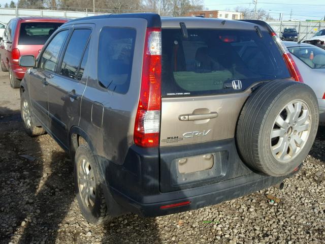 JHLRD78835C033629 - 2005 HONDA CR-V EX ოქროსფერი ფოტო 3