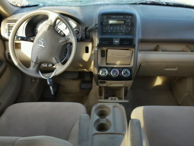 JHLRD78835C033629 - 2005 HONDA CR-V EX ოქროსფერი ფოტო 9