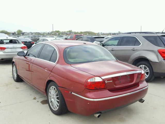 SAJWA01A06FN65628 - 2006 JAGUAR S-TYPE RED photo 3