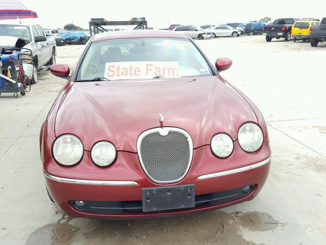 SAJWA01A06FN65628 - 2006 JAGUAR S-TYPE RED photo 9