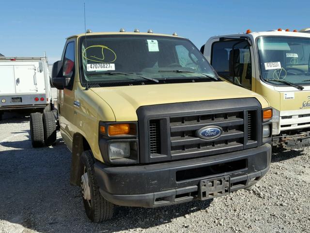 1FDXE4FL0ADA80852 - 2010 FORD ECONOLINE YELLOW photo 1