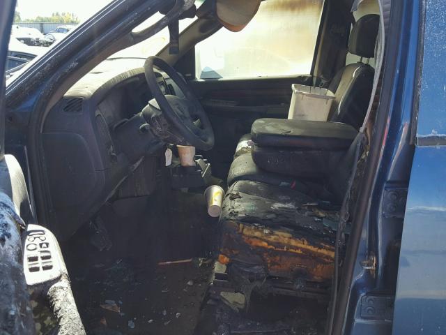 3D3KU286X3G749428 - 2003 DODGE RAM 2500 S BLUE photo 5